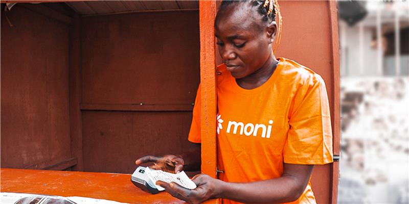 Moni's POS Agents executing a transaction